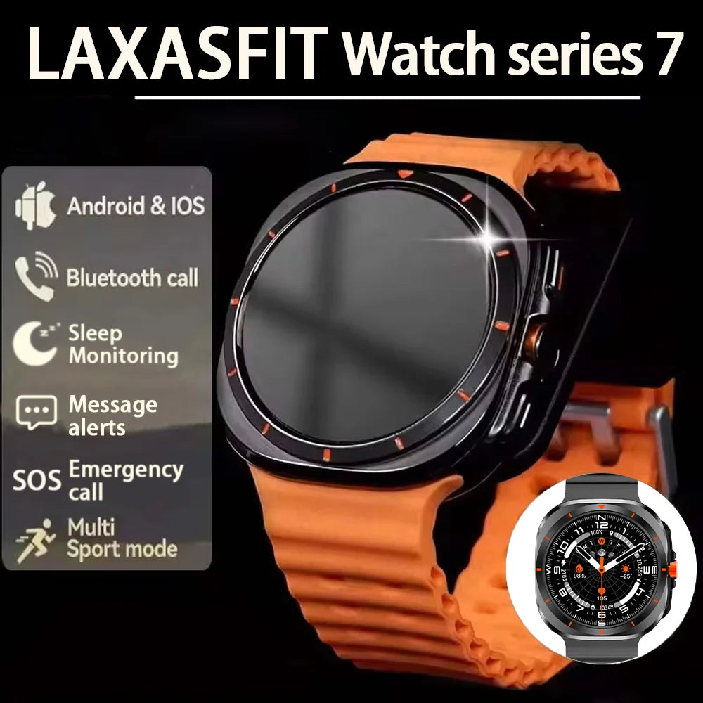 LAXASFIT 2025 AMOLED Smartwatch