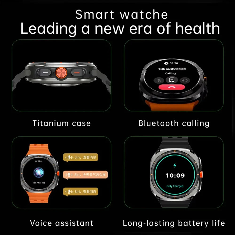 LAXASFIT 2025 AMOLED Smartwatch