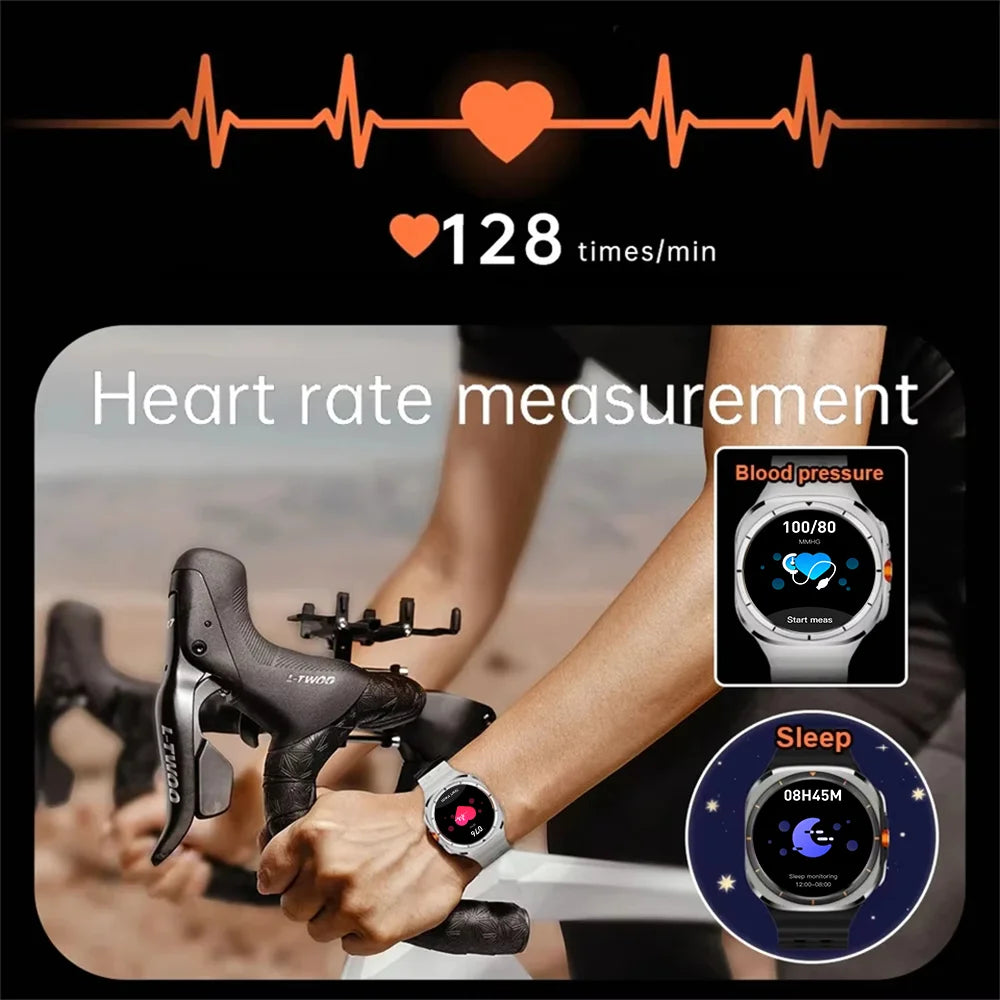 LAXASFIT 2025 AMOLED Smartwatch