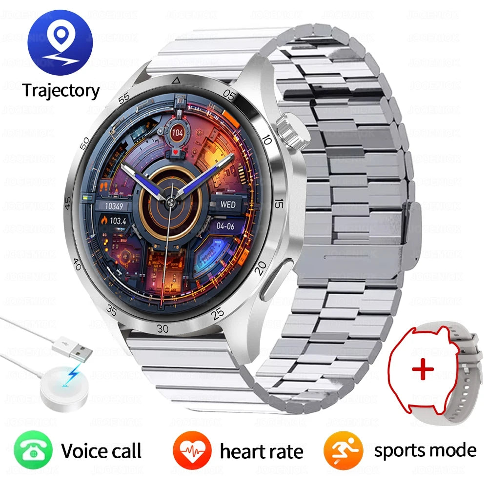 2025 New GT5 PRO Smartwatch Men's Watch 5GPS Motion Track Bluetooth Call IP68 Waterproof AMOLED HD Outdoor Sports Smart Watch