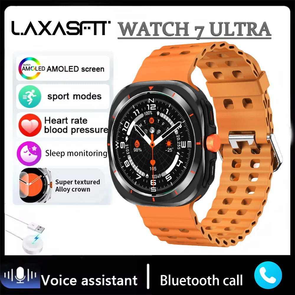 LAXASFIT 2025 AMOLED Smartwatch