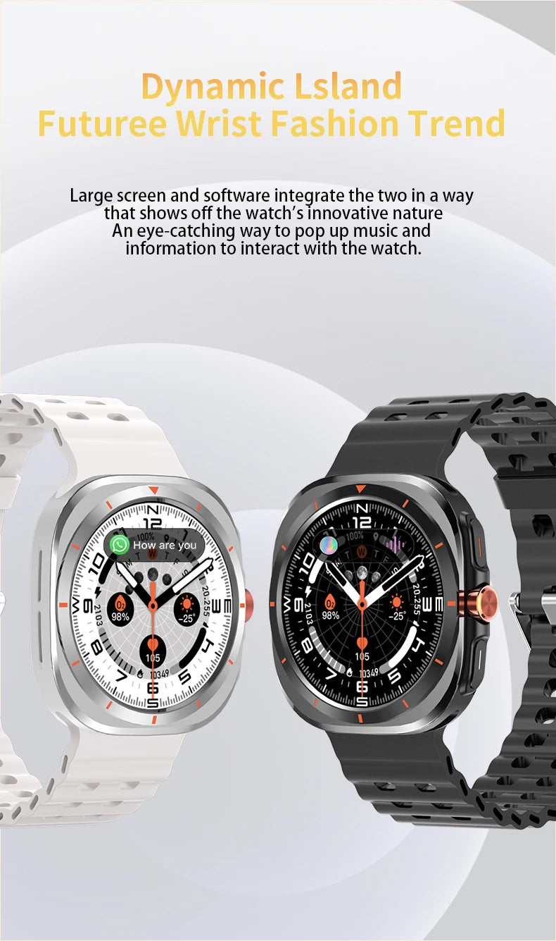 LAXASFIT 2025 AMOLED Smartwatch