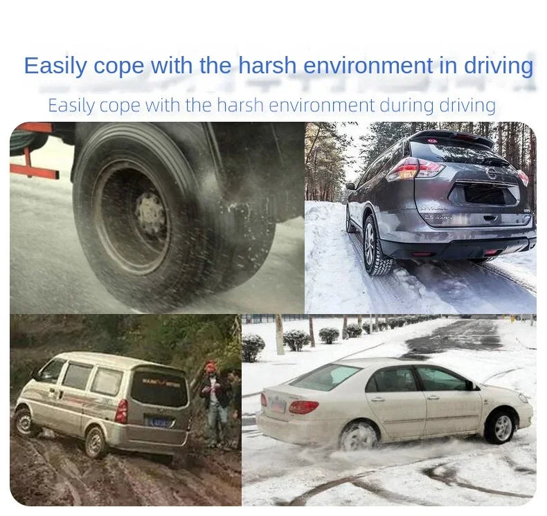 Universal Nylon Tire Chains – Anti-Skid, Reusable, Winter 2025 Hot Sale