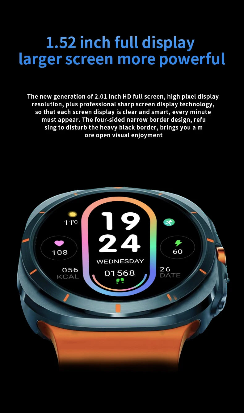 LAXASFIT 2025 AMOLED Smartwatch