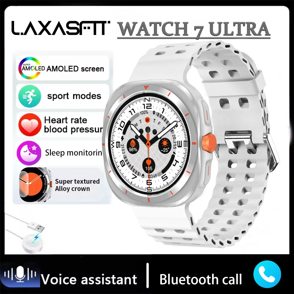 LAXASFIT 2025 AMOLED Smartwatch