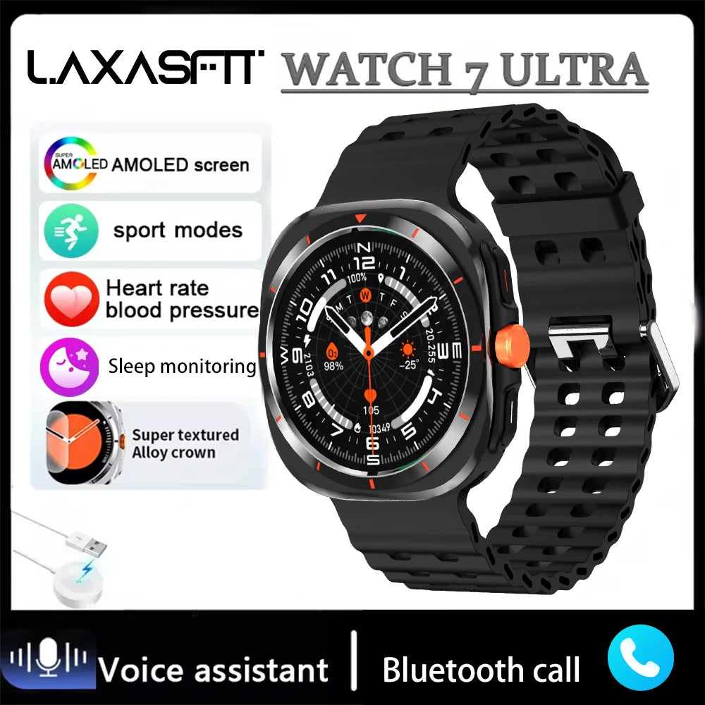 LAXASFIT 2025 AMOLED Smartwatch