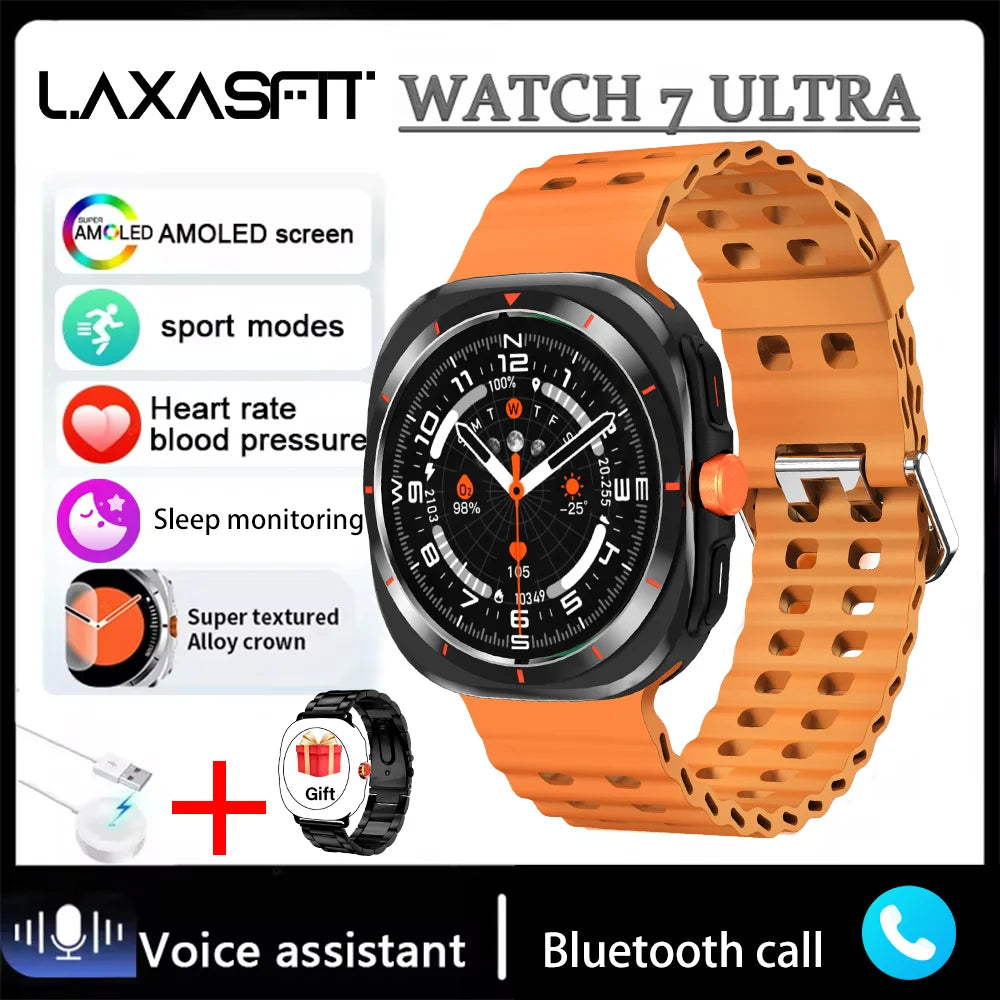 LAXASFIT 2025 AMOLED Smartwatch