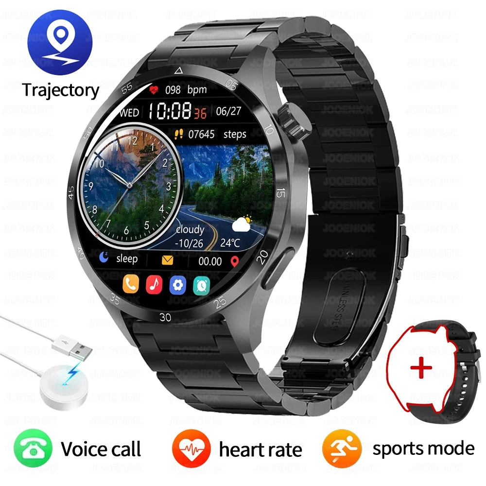 2025 New GT5 PRO Smartwatch Men's Watch 5GPS Motion Track Bluetooth Call IP68 Waterproof AMOLED HD Outdoor Sports Smart Watch
