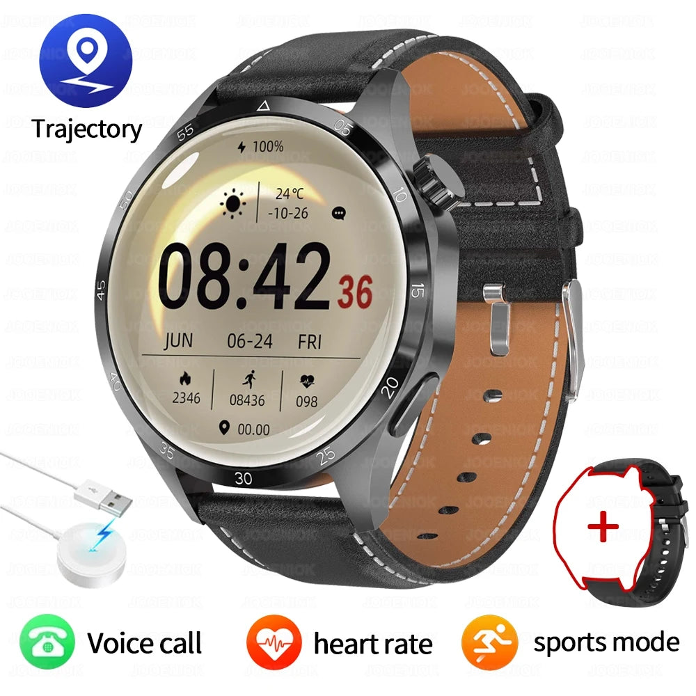 2025 New GT5 PRO Smartwatch Men's Watch 5GPS Motion Track Bluetooth Call IP68 Waterproof AMOLED HD Outdoor Sports Smart Watch