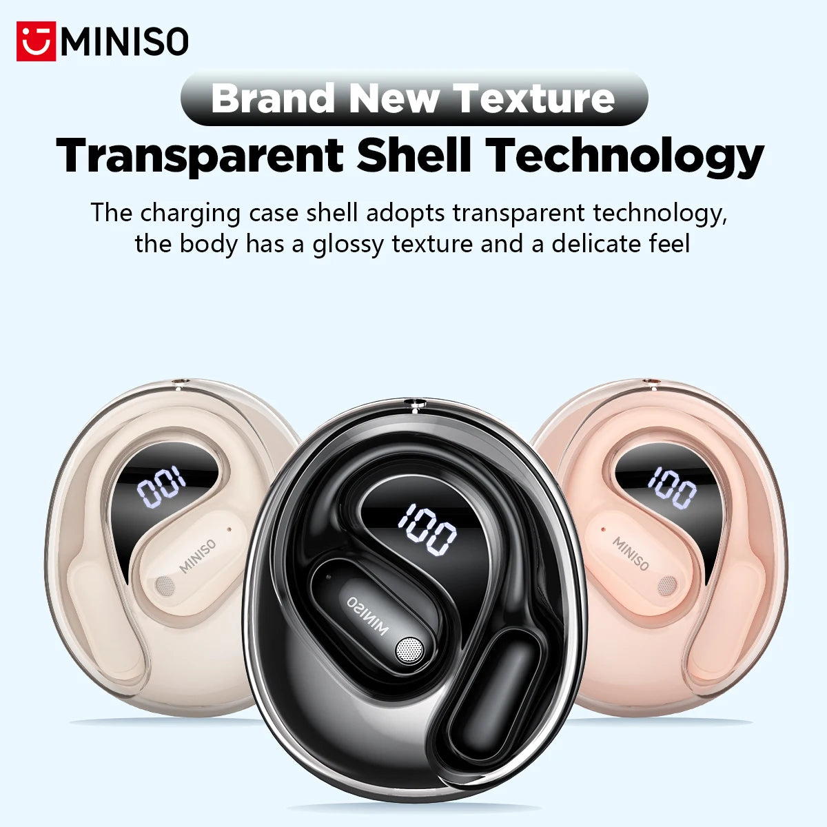 MINISO MS190 OWS Wireless Bluetooth Translation Earbuds