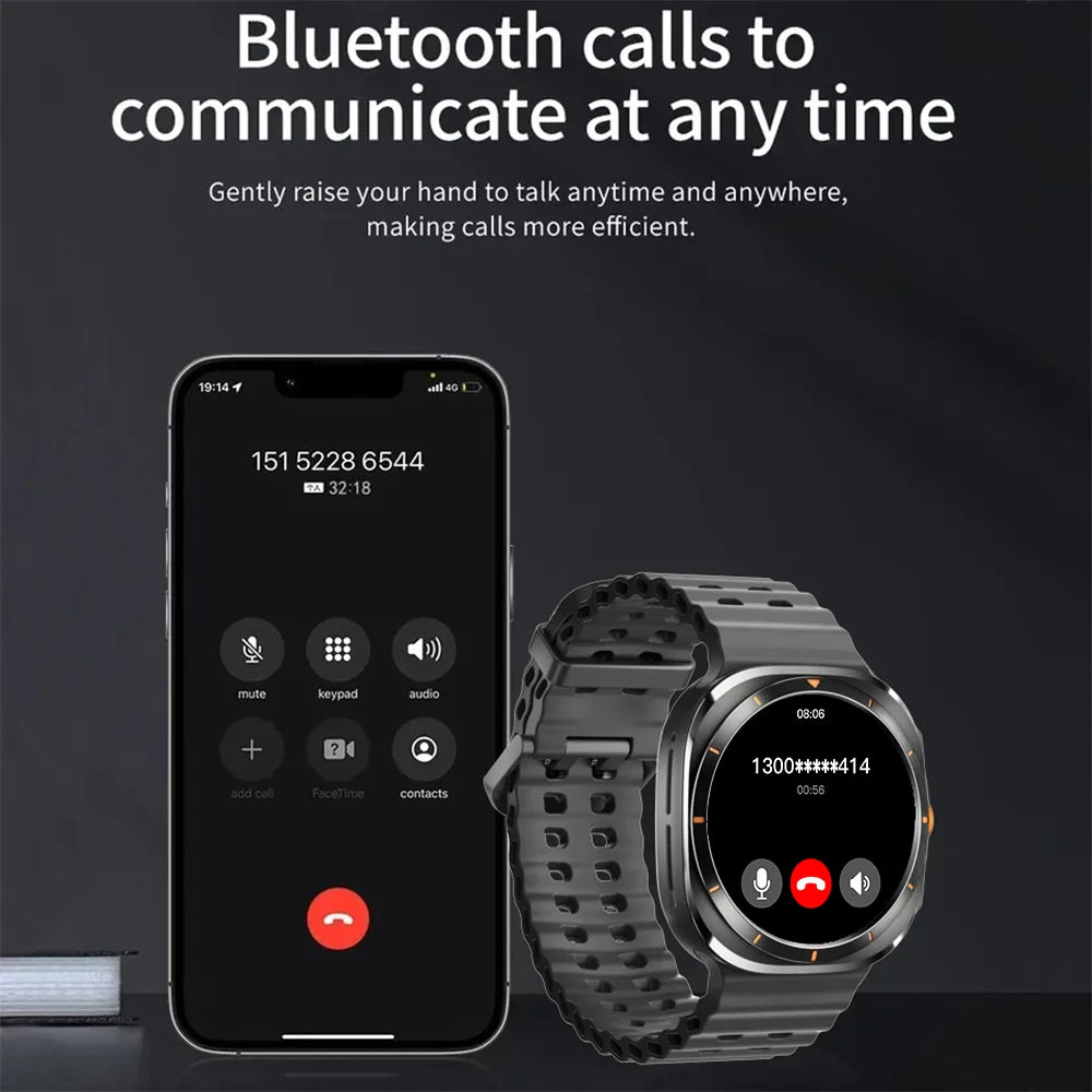 LAXASFIT 2025 AMOLED Smartwatch