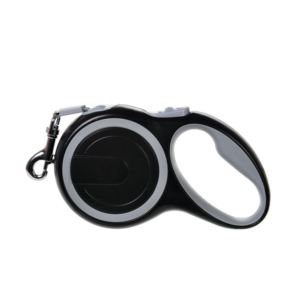 Flexible 3M Retractable Leash for Small Dogs – Reflective, Double Dog, Tangle-Free, with Lights