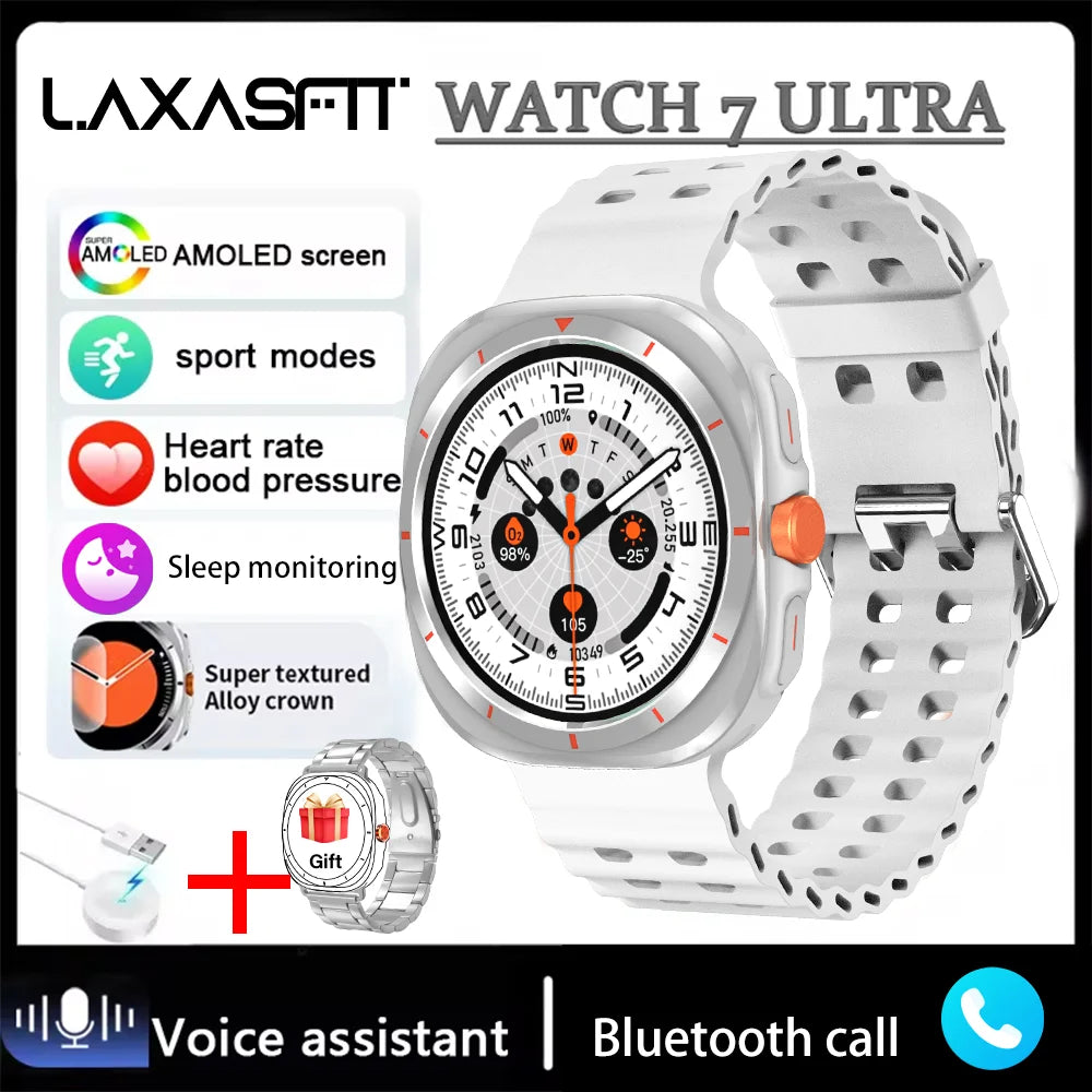 LAXASFIT 2025 AMOLED Smartwatch