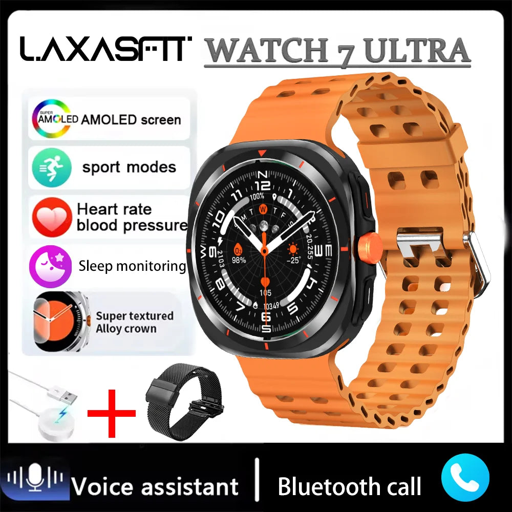 LAXASFIT 2025 AMOLED Smartwatch
