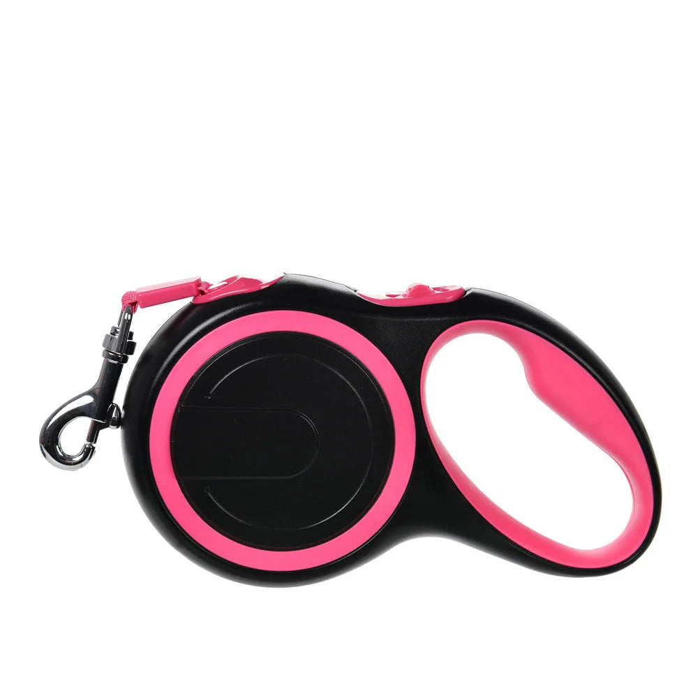 Flexible 3M Retractable Leash for Small Dogs – Reflective, Double Dog, Tangle-Free, with Lights