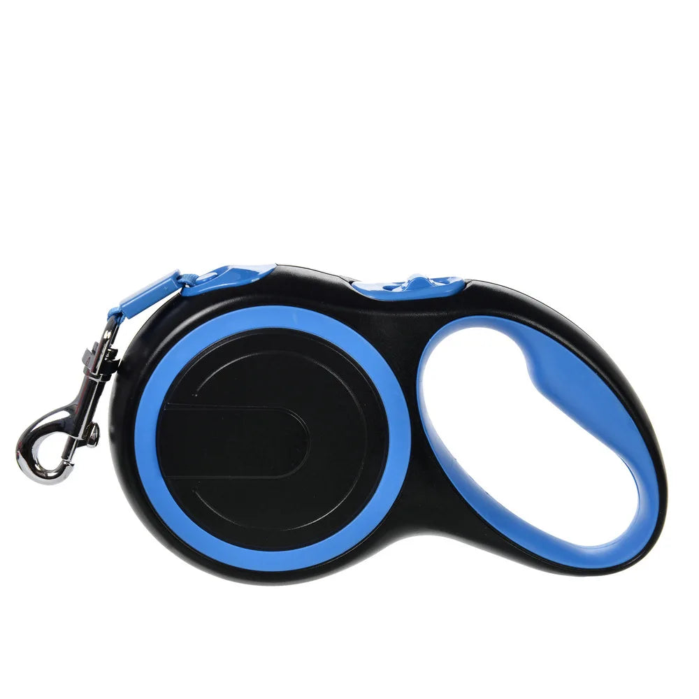 Flexible 3M Retractable Leash for Small Dogs – Reflective, Double Dog, Tangle-Free, with Lights