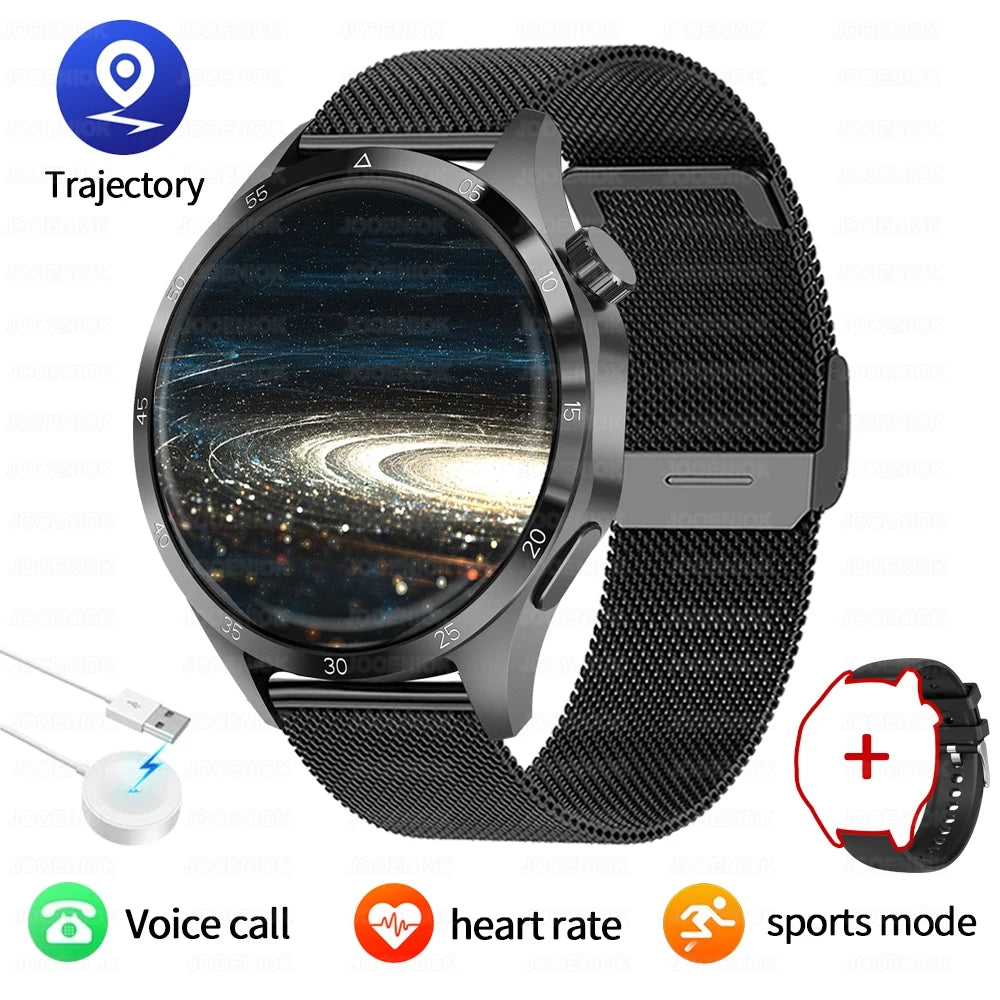 2025 New GT5 PRO Smartwatch Men's Watch 5GPS Motion Track Bluetooth Call IP68 Waterproof AMOLED HD Outdoor Sports Smart Watch