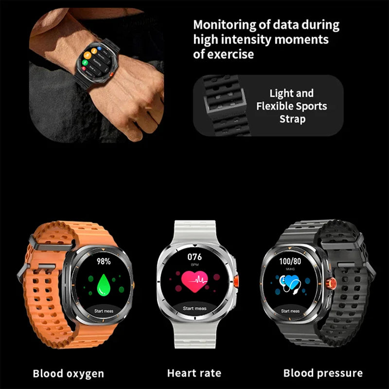 LAXASFIT 2025 AMOLED Smartwatch