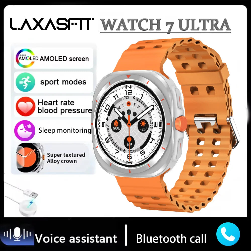 LAXASFIT 2025 AMOLED Smartwatch